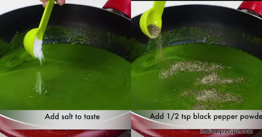 Palak soup recipe in Hindi