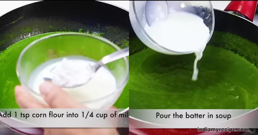 Palak soup recipe in Hindi